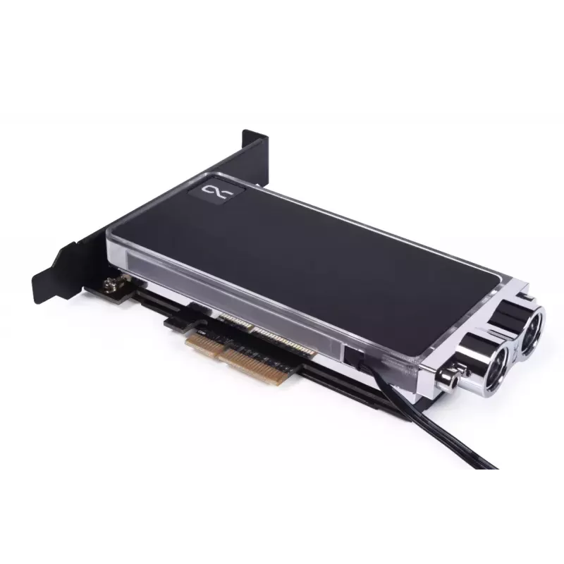 Alphacool Core M.2 NVMe PCIe 5.0 Flüssigkeitskühler mit Backplate