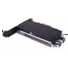 Alphacool Core M.2 NVMe PCIe 5.0 Flüssigkeitskühler mit Backplate