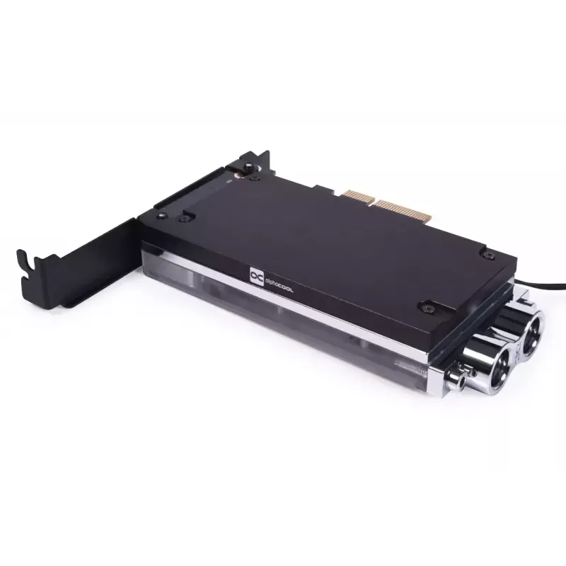 Alphacool Core M.2 NVMe PCIe 5.0 Flüssigkeitskühler mit Backplate