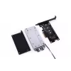 Alphacool Core M.2 NVMe PCIe 5.0 Flüssigkeitskühler mit Backplate