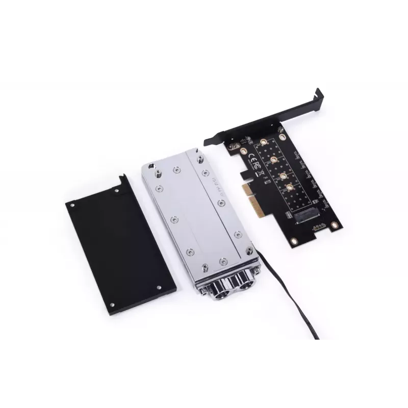 Alphacool Core M.2 NVMe PCIe 5.0 Flüssigkeitskühler mit Backplate