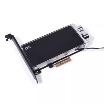 Alphacool Core M.2 NVMe PCIe 5.0 Flüssigkeitskühler mit Backplate