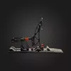 Asetek Gaming Pedale 40-010-0000002 — Kabelgebundene PC-Pedale, Aluminium-/Bronzegehäuse, Schwarz/Orange/Weiß