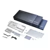 Wasserblock + Backplate Phanteks Glacier G40 Acrylic Copper Grau Transparent