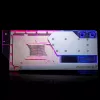 Wasserblock + Backplate Phanteks Glacier G40 Acrylic Copper Grau Transparent