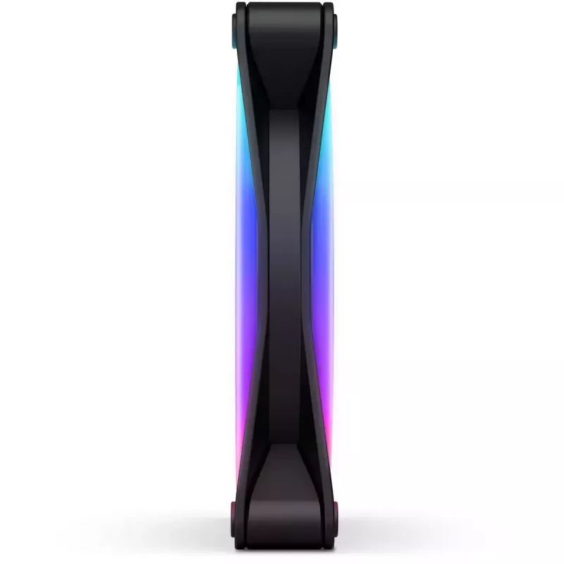 Lüfter NZXT F120 RGB DUO 12 cm Schwarz 500–1800 RPM 2.42 mmH2O