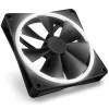 Lüfter NZXT F120 RGB DUO 12 cm Schwarz 500–1800 RPM 2.42 mmH2O