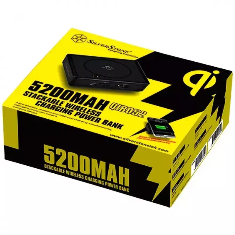 Tragbare Powerbank Silverstone QIB052 5200 mAh