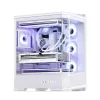 Computergehäuse Jonsbo D400 Midi Tower ATX Tempered Glass – Weiß