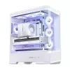 Computergehäuse Jonsbo D400 Midi Tower ATX Tempered Glass – Weiß