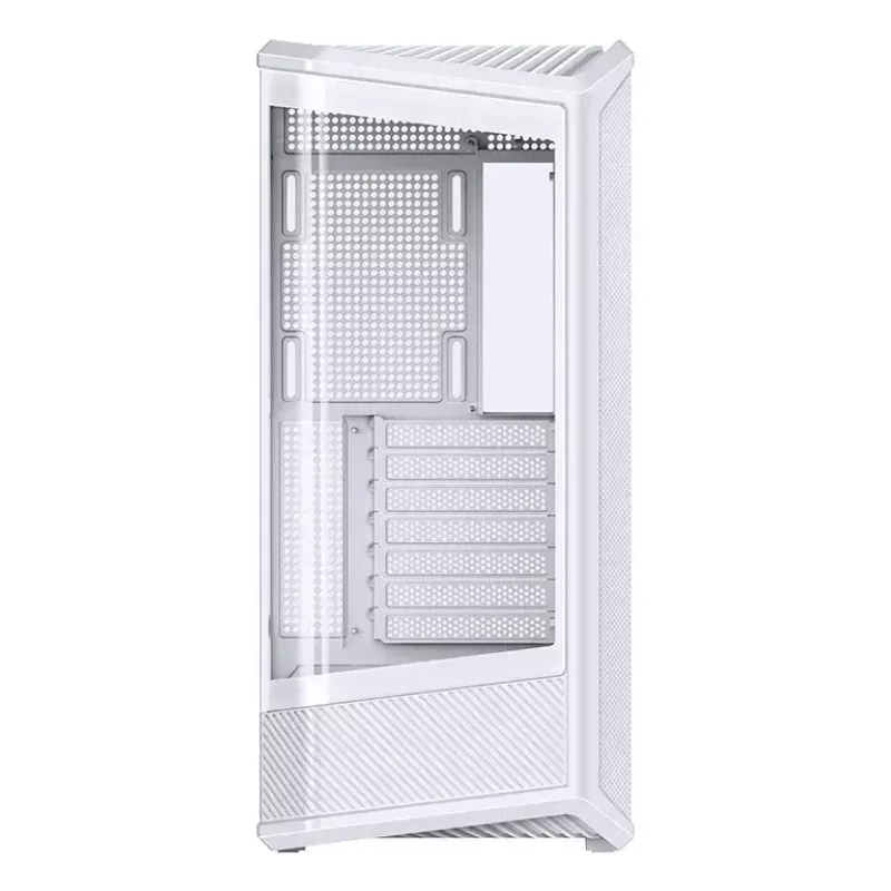 Computergehäuse Jonsbo D400 Midi Tower ATX Tempered Glass – Weiß