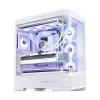 Computergehäuse Jonsbo D400 Midi Tower ATX Tempered Glass – Weiß