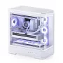 Computergehäuse Jonsbo D400 Midi Tower ATX Tempered Glass – Weiß