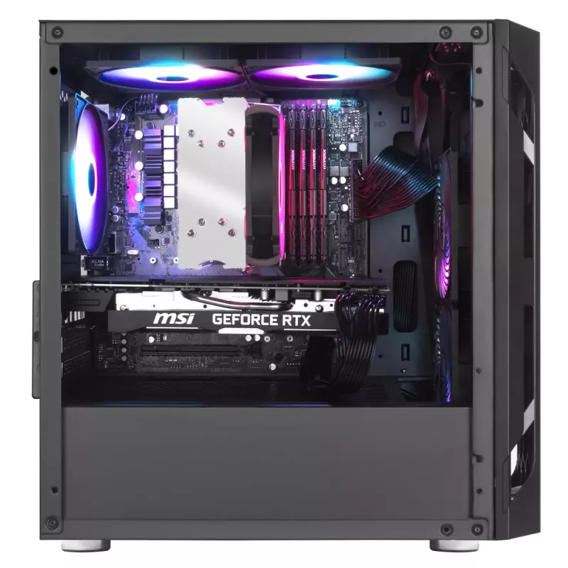 PC-Gehäuse Silverstone FARA H1M PRO Micro Tower Schwarz