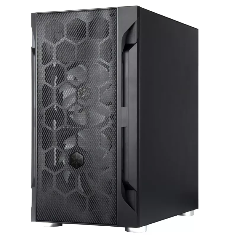 PC-Gehäuse Silverstone FARA H1M PRO Micro Tower Schwarz