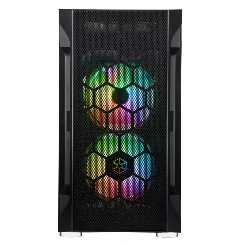 PC-Gehäuse Silverstone FARA H1M PRO Micro Tower Schwarz
