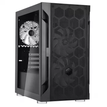 PC-Gehäuse Silverstone FARA H1M PRO Micro Tower Schwarz