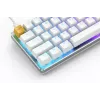 Glorious Gaming GMMK Tastatur USB QWERTY US International Silber, Weiß