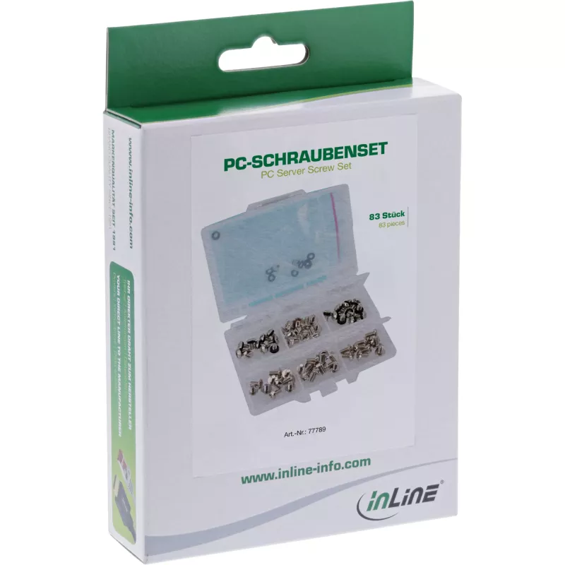 InLine PC Server Schraubenset 83 Stk.