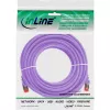 InLine Patchkabel S/FTP PiMF Cat.6 250MHz PVC Kupfer lila 5m