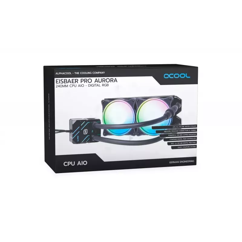 All-in-One-Flüssigkeitskühler Alphacool Eisbaer Pro Aurora 240