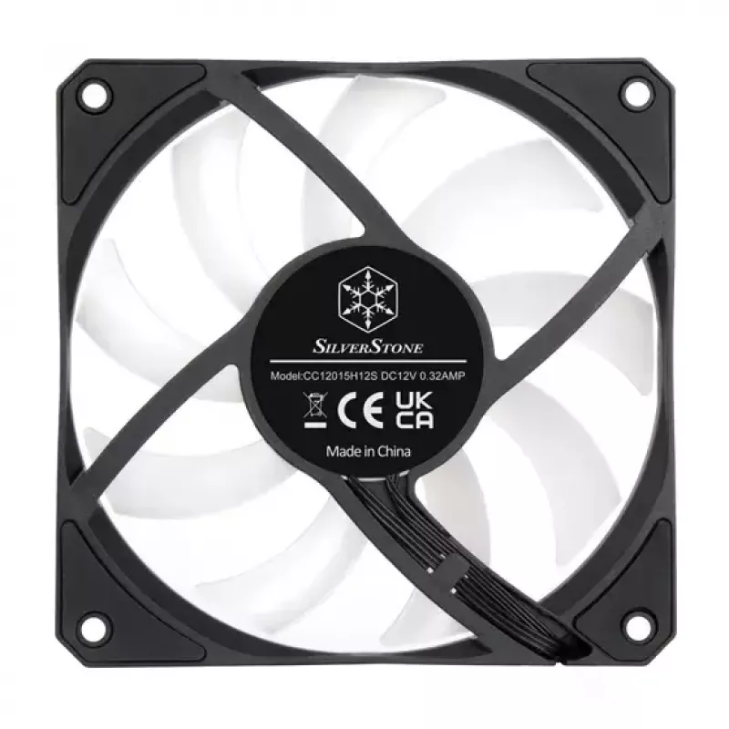 Luftkühler Silverstone Air Slimmer 120 12 cm Schwarz Transparent