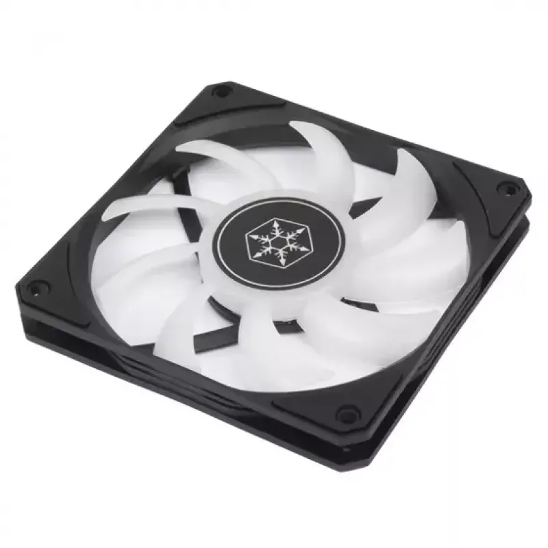 Luftkühler Silverstone Air Slimmer 120 12 cm Schwarz Transparent