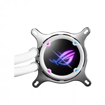 ASUS ROG STRIX LC II 240 ARGB White Edition Prozessor All-in-One-Flüssigkeitskühler 12 cm 1 Stk.