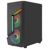 Aerocool SCAPEBKV3 Gaming ATX-Gehäuse Front RGB LED Tempered Glass 3x ARGB-Lüfter Schwarz