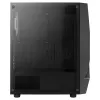 Aerocool SCAPEBKV3 Gaming ATX-Gehäuse Front RGB LED Tempered Glass 3x ARGB-Lüfter Schwarz