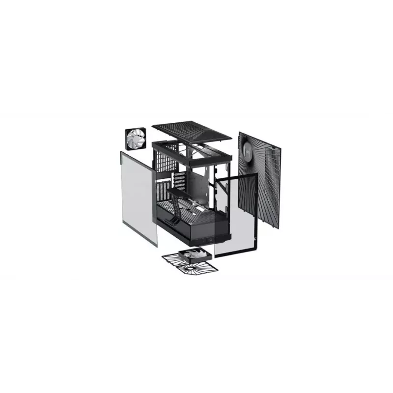 PC-Gehäuse HYTE Y40 Midi Tower Schwarz