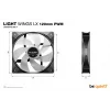 be quiet! LIGHT WINGS LX 120mm PWM Computer-Gehäuselüfter 12 cm Schwarz 1 Stück