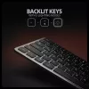 Axagon HMC-KB-GE, USB 5Gbps Hub mit Tastatur, HDMI 4K/60Hz, 3x USB-A, SD/mSD, Audio, PD 100, deutsches Layout