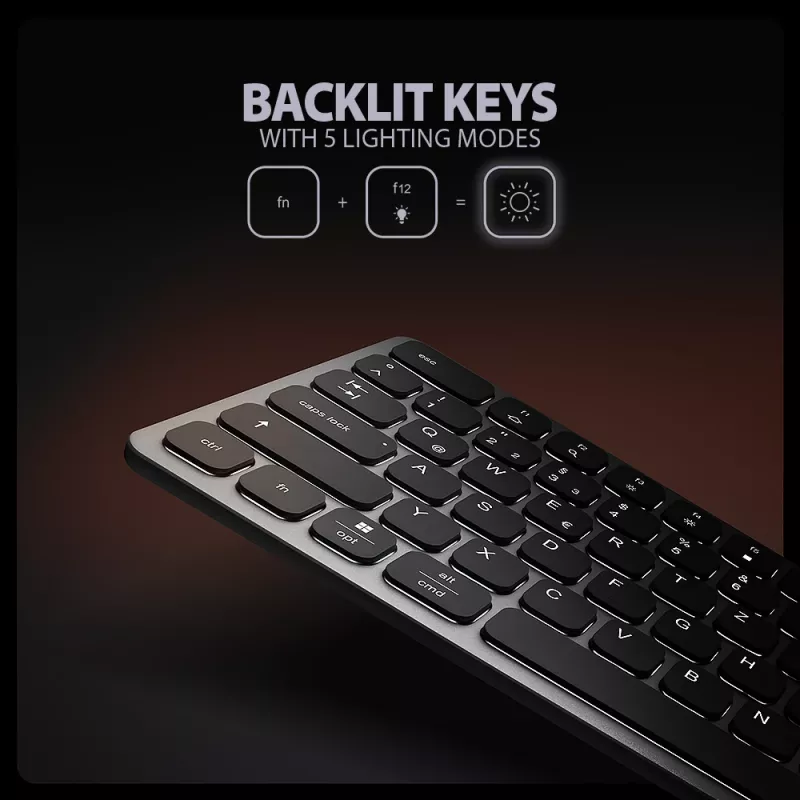 Axagon HMC-KB-GE, USB 5Gbps Hub mit Tastatur, HDMI 4K/60Hz, 3x USB-A, SD/mSD, Audio, PD 100, deutsches Layout