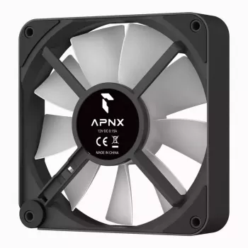 Lüfter APNX FP2-120 PWM ARGB Maximaler Luftstrom 83,87 cfm Schwarz