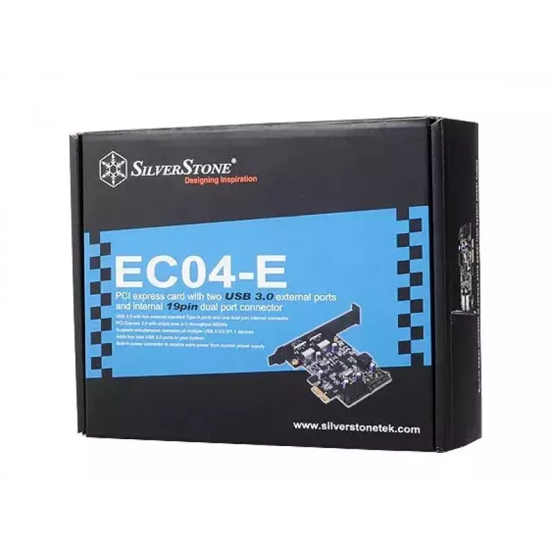 Schnittstellenkarte Silverstone EC04-E Intern USB 3.2 Gen 1