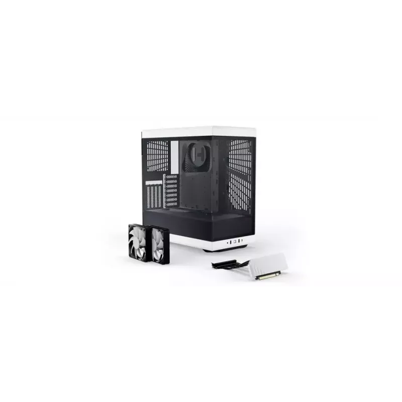 PC-Gehäuse HYTE Y40 Midi Tower Schwarz, Weiß