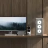 Aerocool D501A Midi Tower Schwarz, Holz