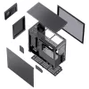 PC-Gehäuse Jonsbo D41 STD Midi Tower Schwarz