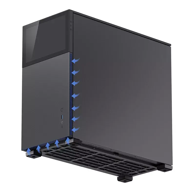 PC-Gehäuse Jonsbo D41 STD Midi Tower Schwarz