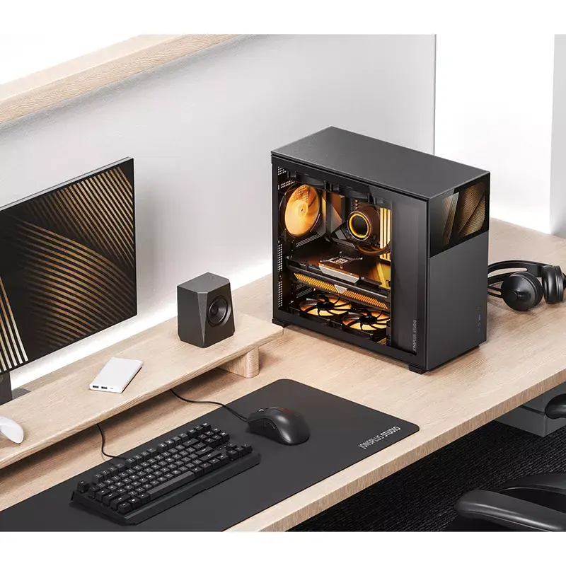 PC-Gehäuse Jonsbo D41 STD Midi Tower Schwarz