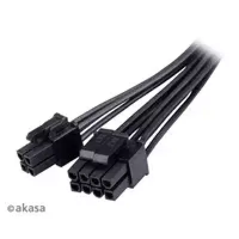 Adapterkabel Akasa AK-CBPW22-15 – 8-Pin-EPS auf 4-Pin-ATX, 15 cm