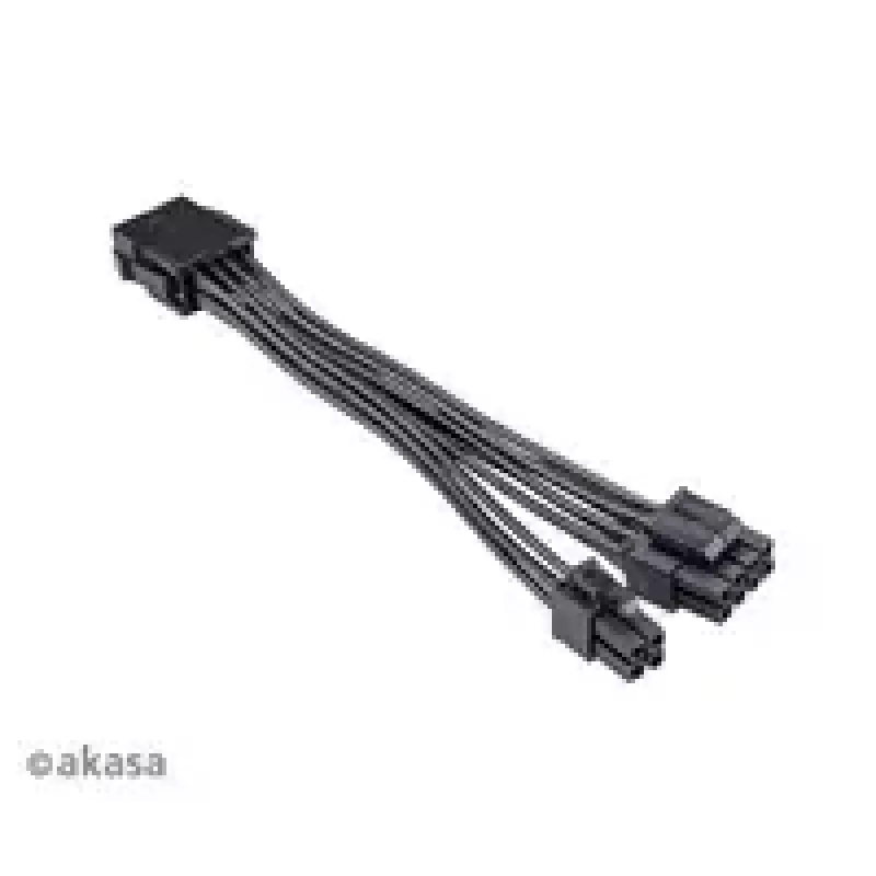 Adapterkabel Akasa AK-CBPW22-15 – 8-Pin-EPS auf 4-Pin-ATX, 15 cm