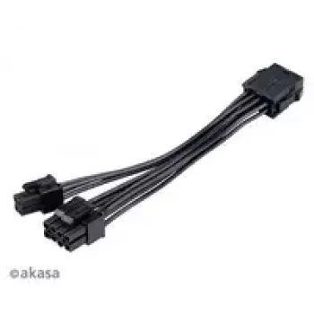 Adapterkabel Akasa AK-CBPW22-15 – 8-Pin-EPS auf 4-Pin-ATX, 15 cm