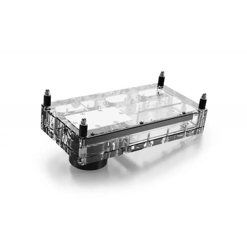 Pumpe & Reservoir Alphacool Core Distro Plate Schwarz Transparent Acrylic Aluminium Ceramic Synthetic