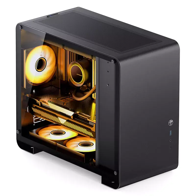 PC-Gehäuse Jonsbo U4 Mini Mini Tower Schwarz