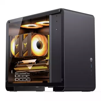 PC-Gehäuse Jonsbo U4 Mini Mini Tower Schwarz