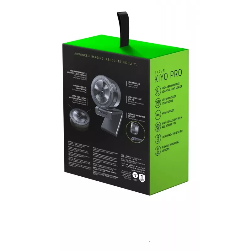 Webcam Razer Kiyo Pro 2,1 MP 1920 x 1080 Pixel USB Schwarz