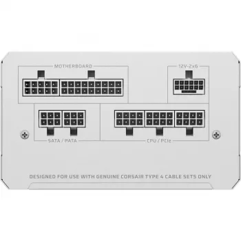 CORSAIR Netzteil – RMe-Serie RM850e – vollmodular, geräuscharm, ATX – Weiß