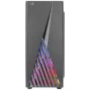 Aerocool DELTABKV1 ATX PC-Gehäuse RGB-Front, volles Seitenfenster, 12cm Lüfter, Schwarz